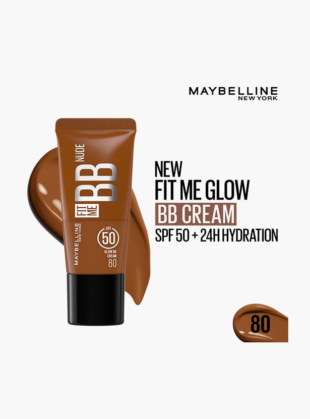 MAYBELLINE Fit Me SPF 50 Glow BB Cream - 80 - 25ml