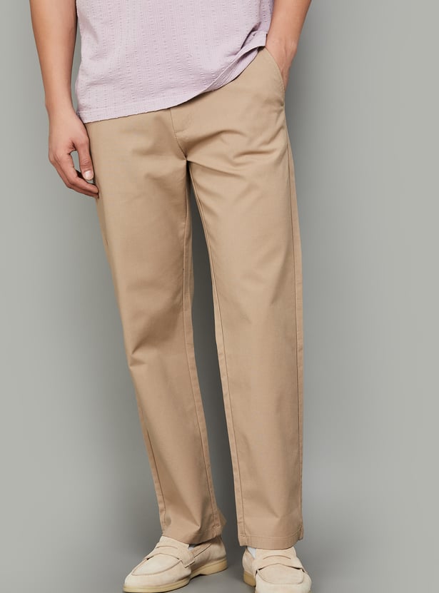 BLACKBERRYS CASUAL Solid Regular Fit Trousers