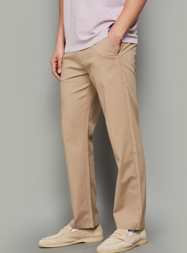 BLACKBERRYS CASUAL Solid Regular Fit Trousers
