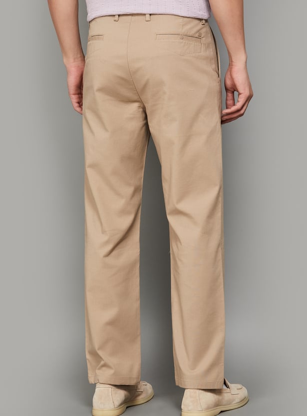 BLACKBERRYS CASUAL Solid Regular Fit Trousers