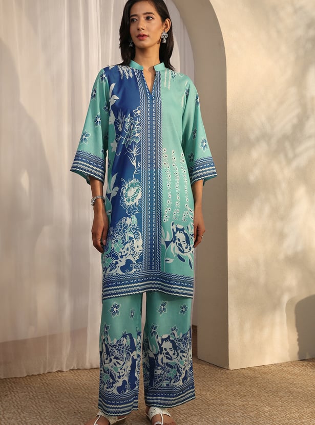 LIBAS Floral Printed Kurta Set
