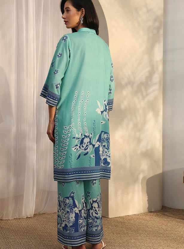 LIBAS Floral Printed Kurta Set