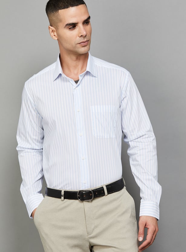 PARK AVENUE Striped Regular Fit Formal Shirt