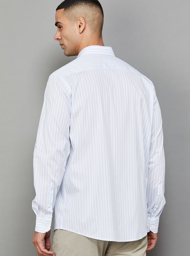 PARK AVENUE Striped Regular Fit Formal Shirt