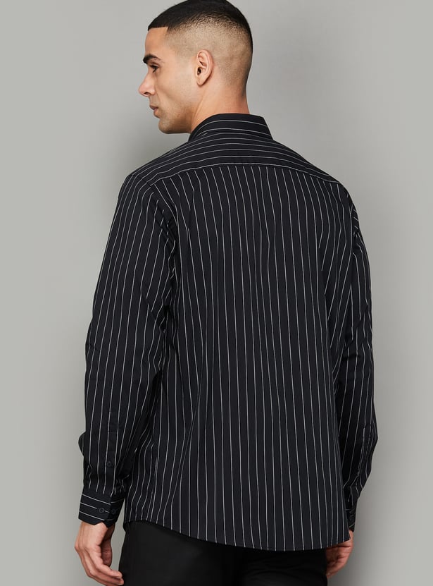 PARK AVENUE Striped Regular Fit Formal Shirt