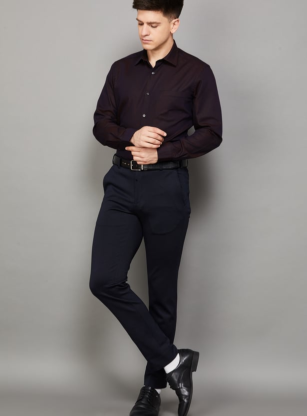 ARROW Textured Regular Formal Shirt