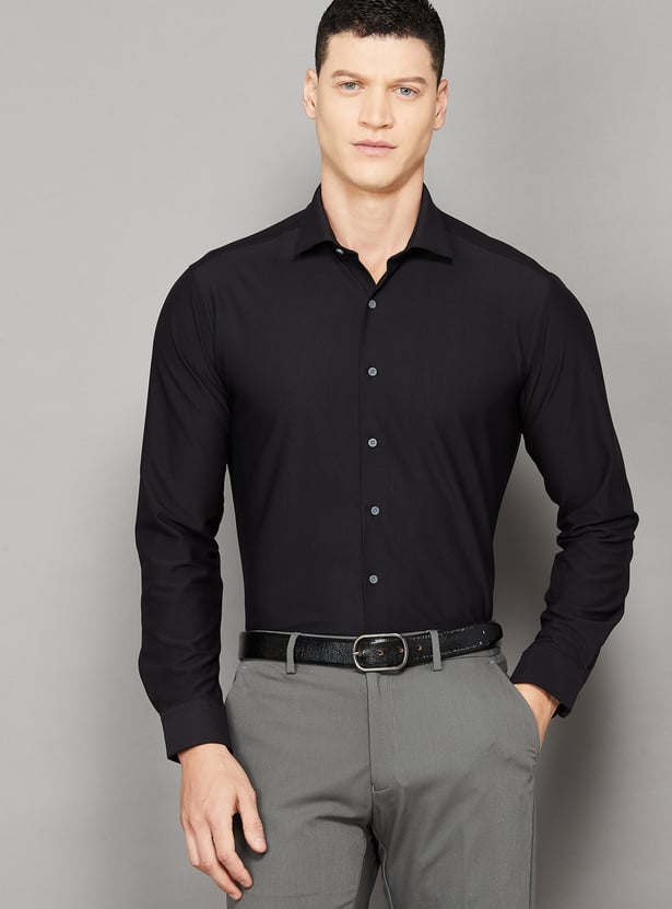 VAN HEUSEN Solid Slim Fit Formal Shirt