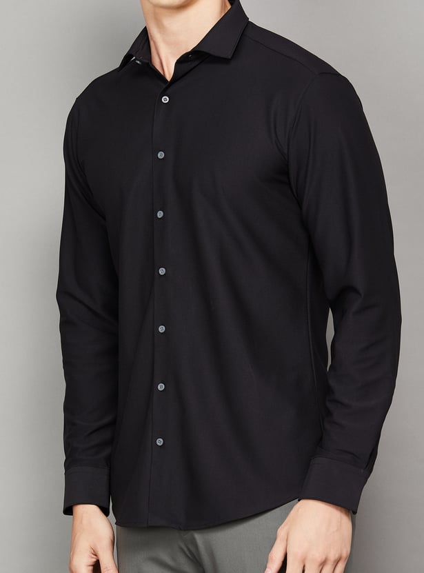 VAN HEUSEN Solid Slim Fit Formal Shirt