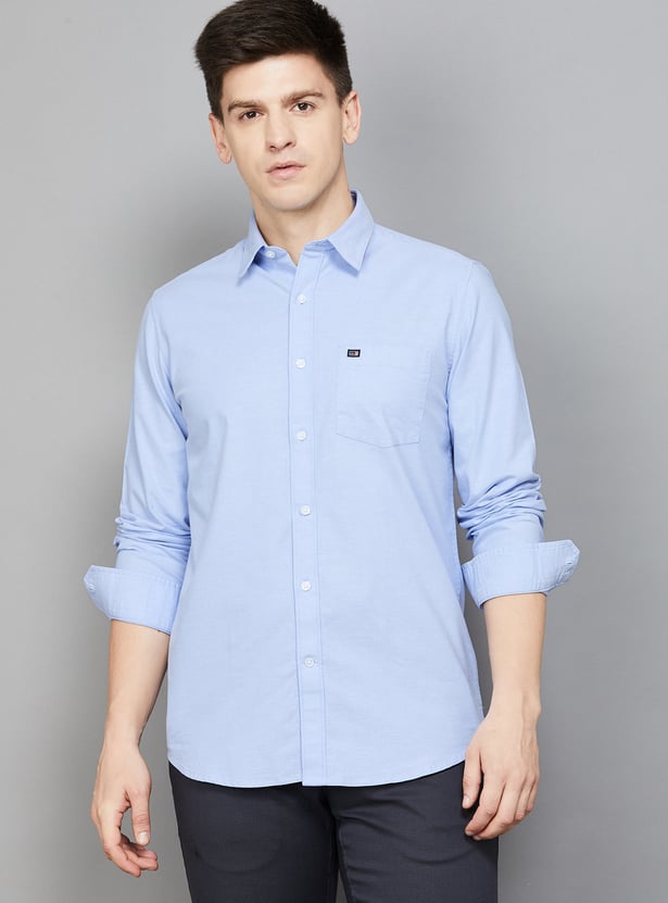 ARROW Slim Fit Solid Shirt