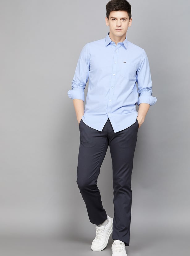 ARROW Slim Fit Solid Shirt