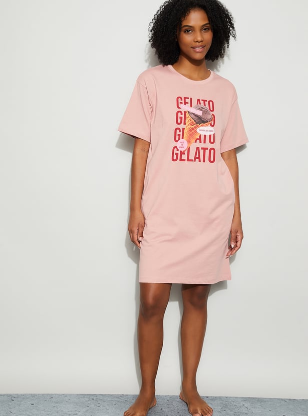 GINGER Printed Nightdress