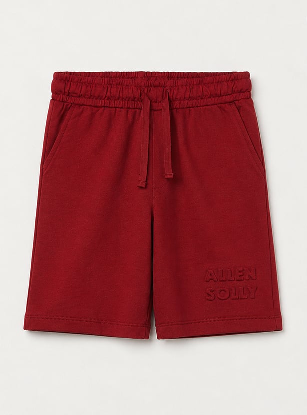 ALLEN SOLLY Boys Solid Regular Shorts
