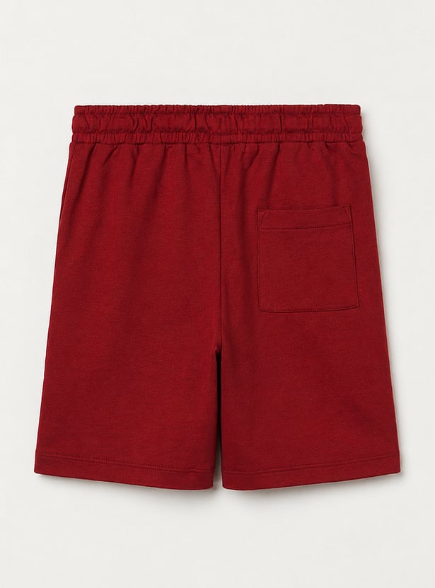 ALLEN SOLLY Boys Solid Regular Shorts