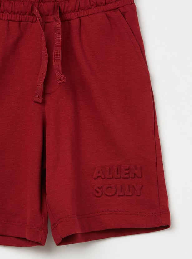 ALLEN SOLLY Boys Solid Regular Shorts