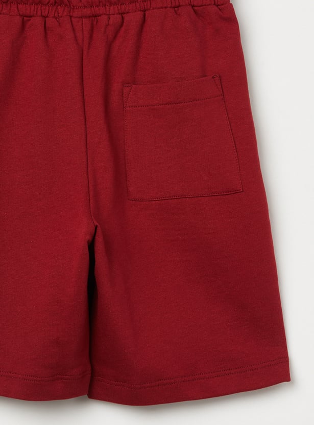 ALLEN SOLLY Boys Solid Regular Shorts