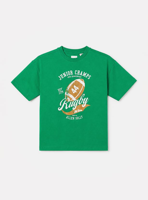 ALLEN SOLLY Boys Graphic Print T-shirt