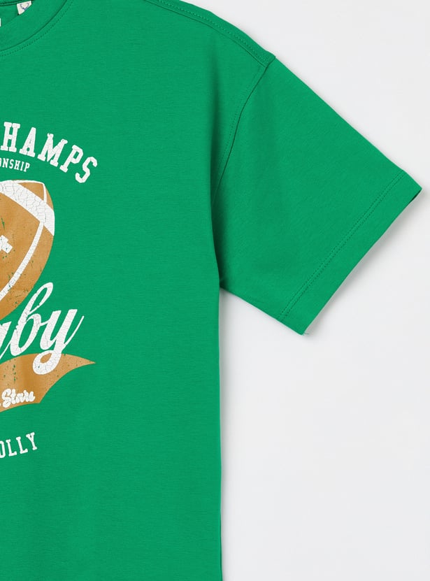 ALLEN SOLLY Boys Graphic Print T-shirt