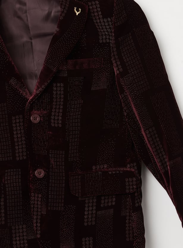 ALLEN SOLLY Boys Embellished Blazer