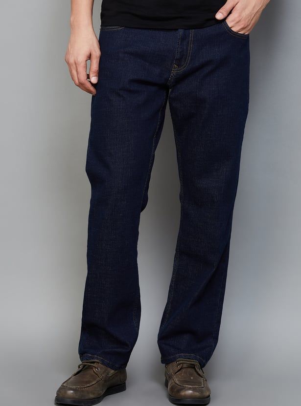 SPYKAR Dark Wash Comfort Fit Jeans