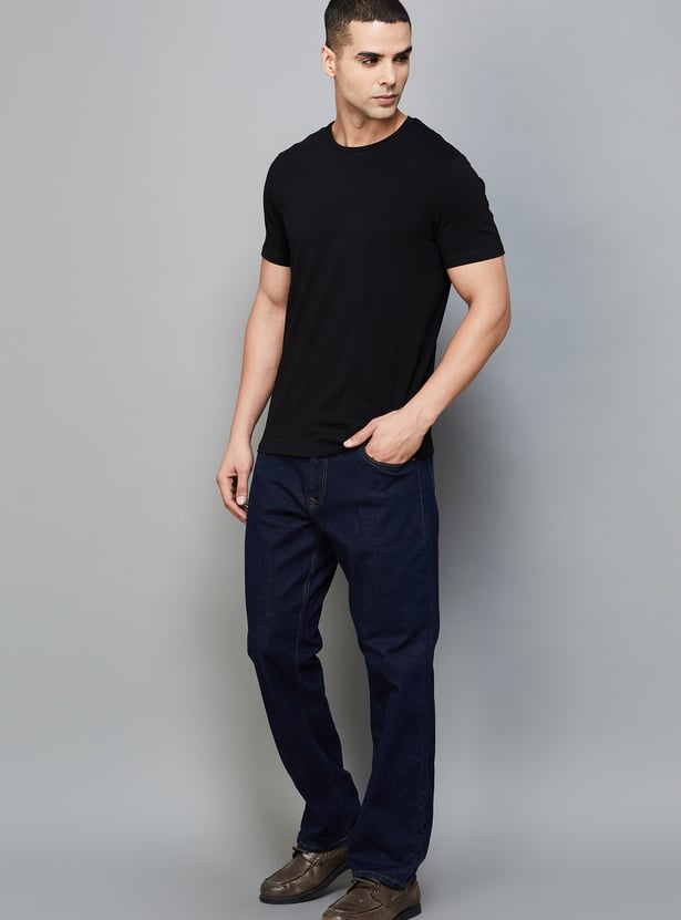 SPYKAR Dark Wash Comfort Fit Jeans
