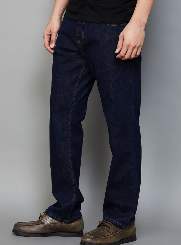 SPYKAR Dark Wash Comfort Fit Jeans