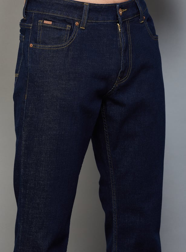SPYKAR Dark Wash Comfort Fit Jeans