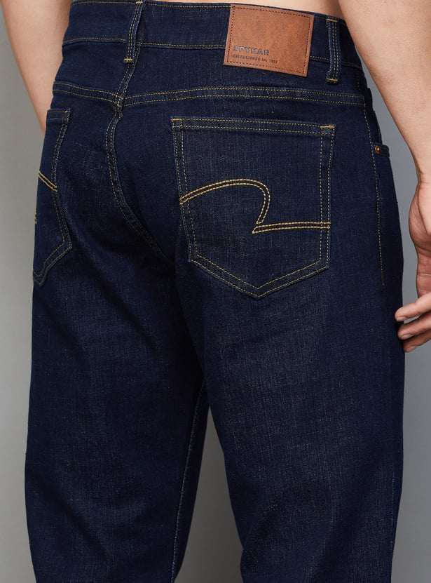 SPYKAR Dark Wash Comfort Fit Jeans