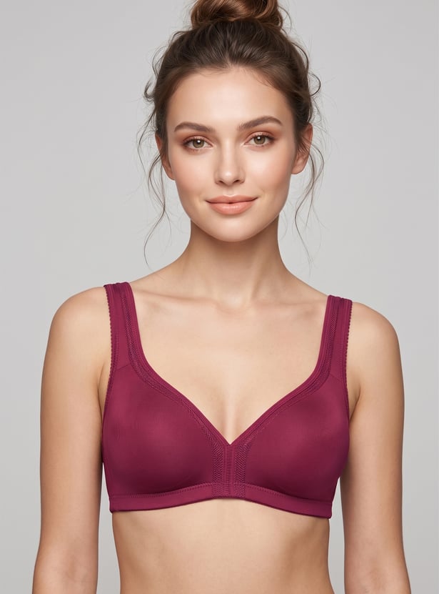 JOCKEY Soft Wonder Padded Non-Wired Seamed Bra