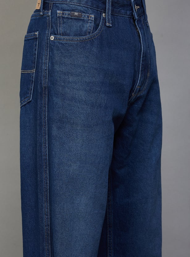 FLYING MACHINE Washed F55 Cobain Jeans (Loose)