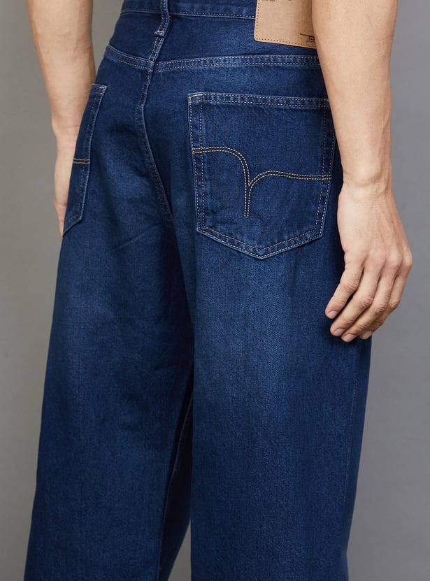 FLYING MACHINE Washed F55 Cobain Jeans (Loose)