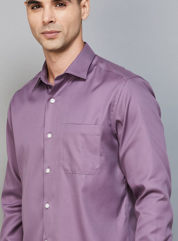 LOUIS PHILIPPE Solid Classic Fit Formal Shirt