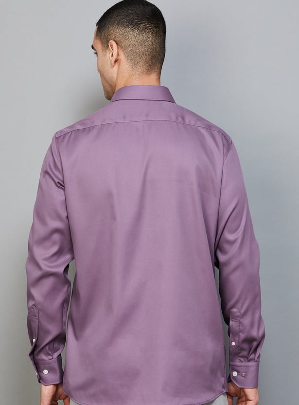 LOUIS PHILIPPE Solid Classic Fit Formal Shirt