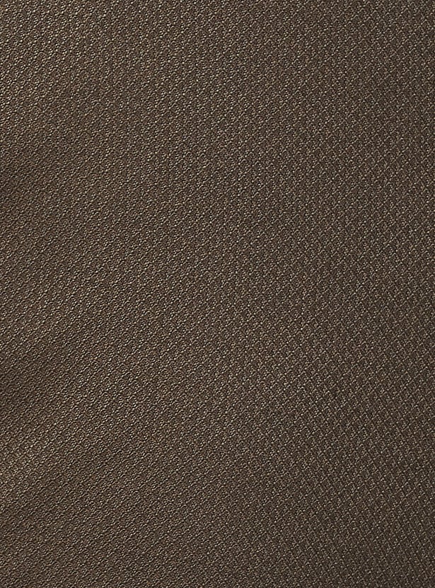 LOUIS PHILIPPE Textured Slim Straight Formal Trousers