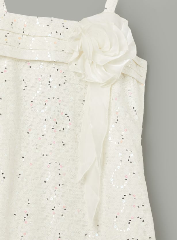 PEPPERMINT Girls Sequined Mini Dress