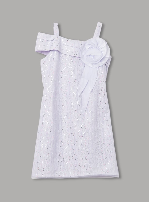 PEPPERMINT Girls Sequined Shift Dress