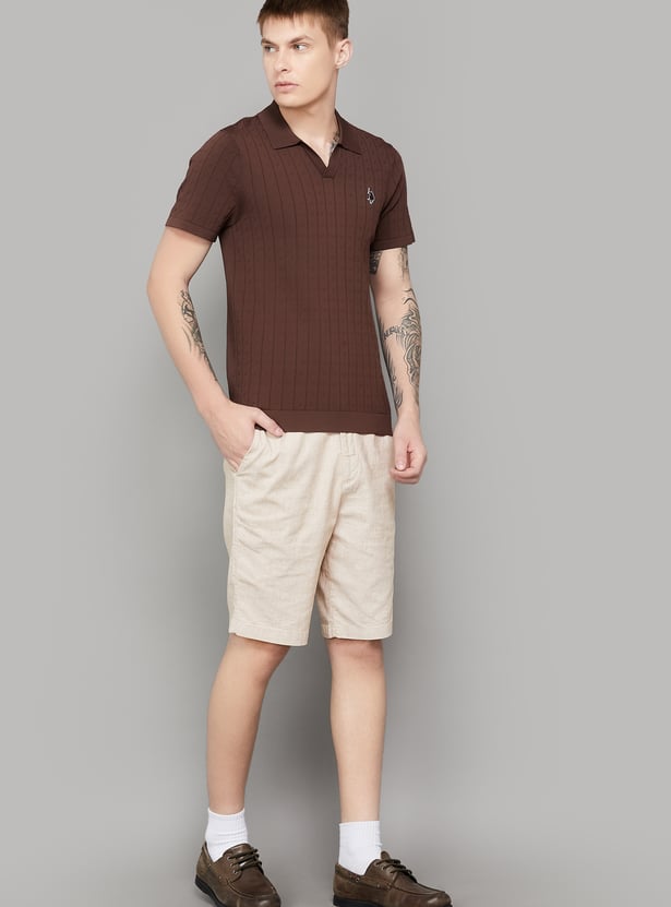 UNITED COLORS OF BENETTON Solid Regular Shorts