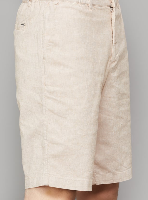 UNITED COLORS OF BENETTON Solid Regular Shorts