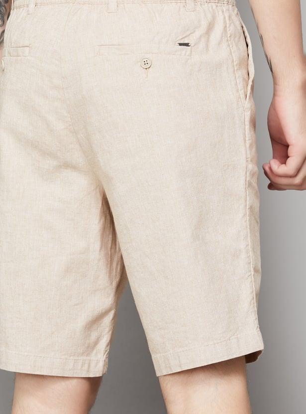 UNITED COLORS OF BENETTON Solid Regular Shorts