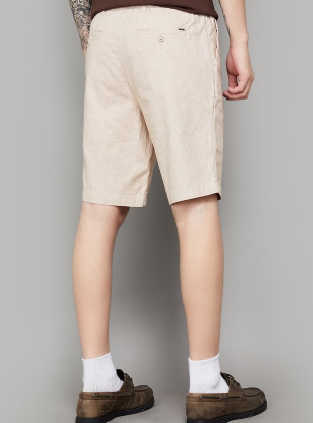 UNITED COLORS OF BENETTON Solid Regular Shorts