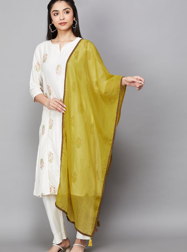 SPAN Checked Dupatta