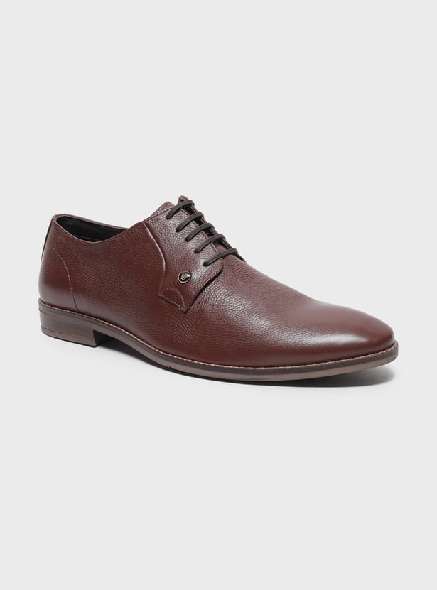 LOUIS PHILIPPE Solid Lace-Ups Shoes