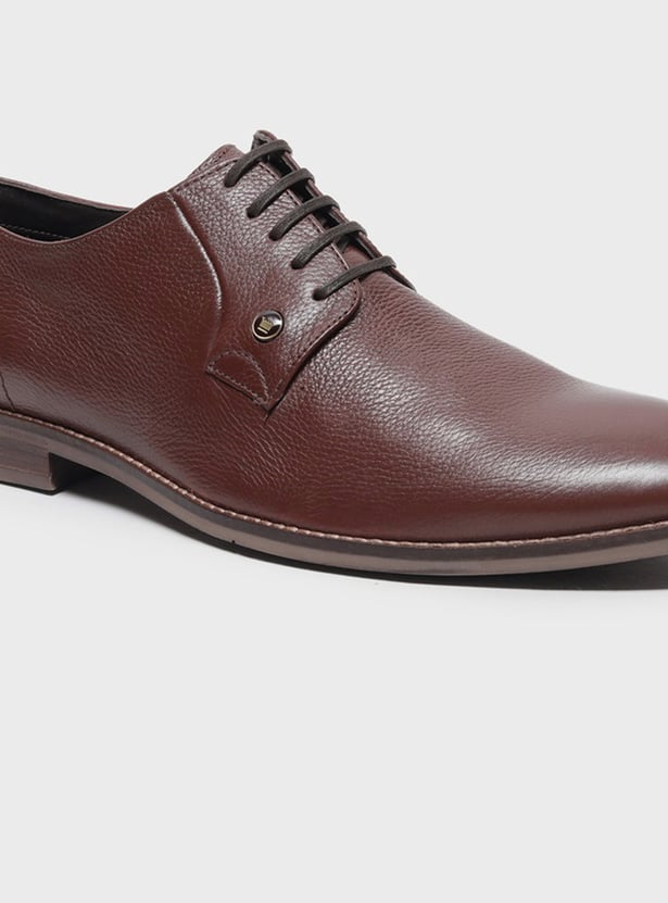 LOUIS PHILIPPE Solid Lace-Ups Shoes