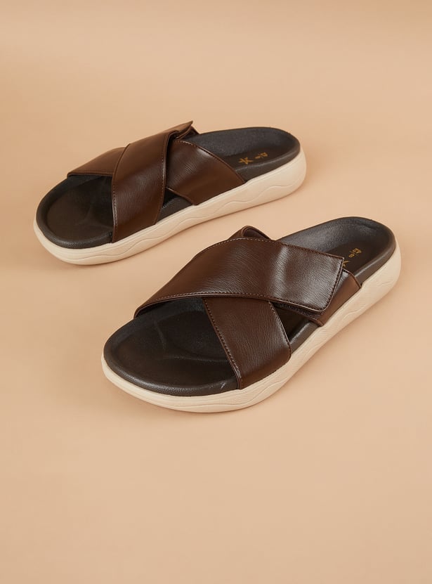 CODE Criss Cross Strap Sandals