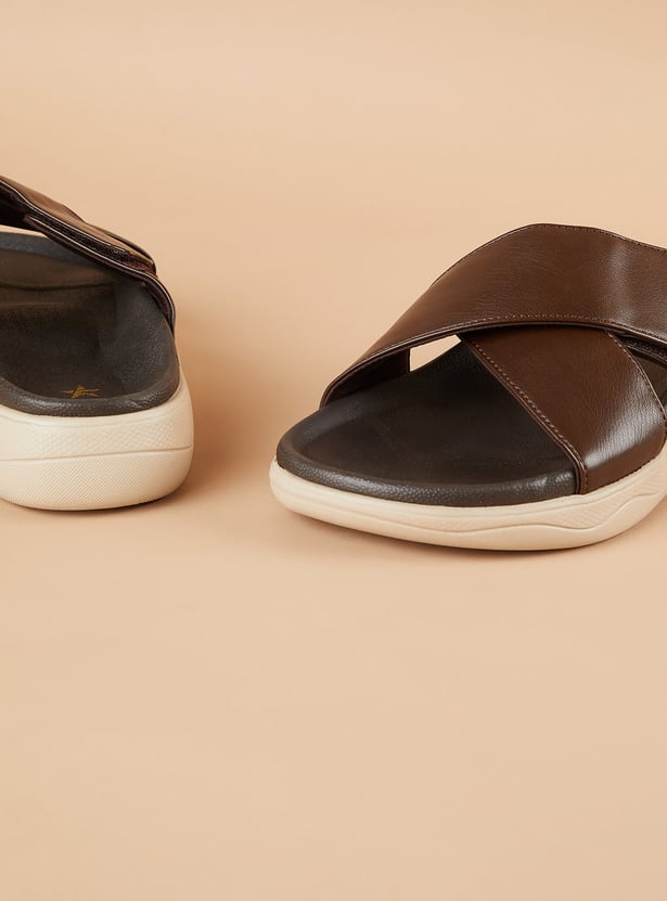 CODE Criss Cross Strap Sandals