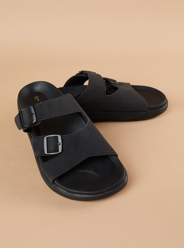 CODE Sandals with Buckle Closure