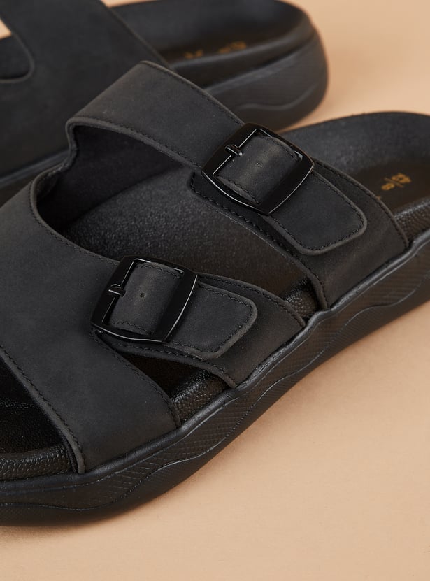 CODE Sandals with Buckle Closure