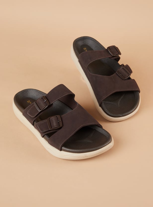CODE Sandals with Buckle Closure