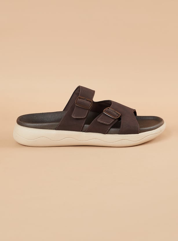 CODE Sandals with Buckle Closure
