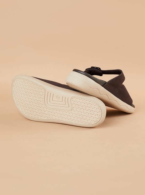 CODE Sandals with Buckle Closure