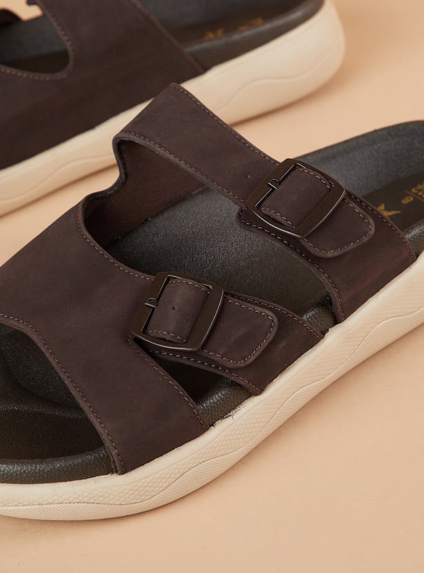 CODE Sandals with Buckle Closure